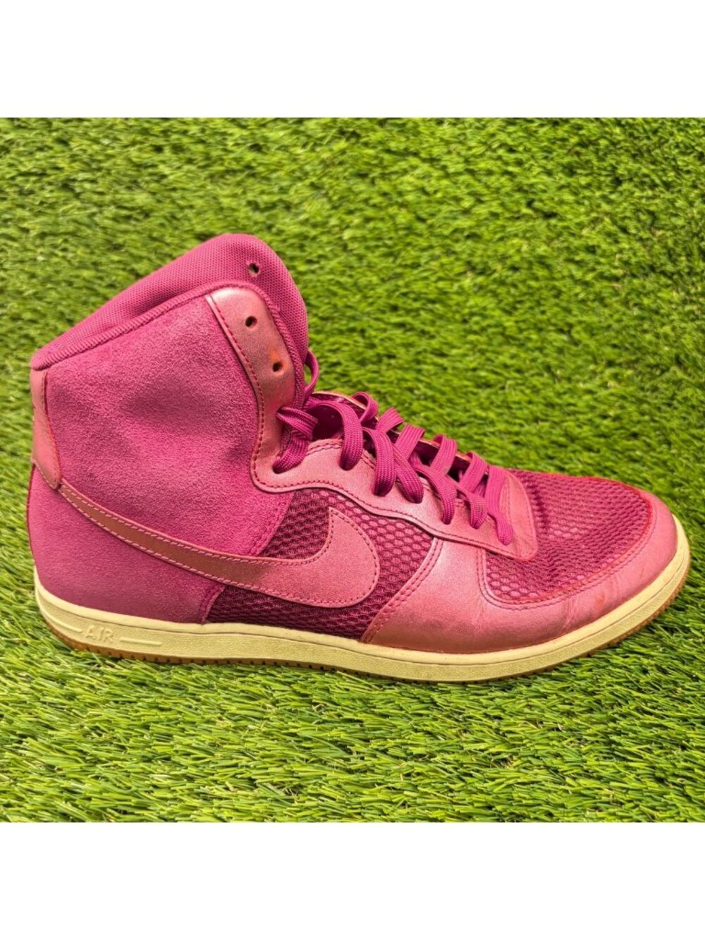 Nike Air Force 1 Light High Womens Size 10 Rave Pink Athletic Shoes Sneakers